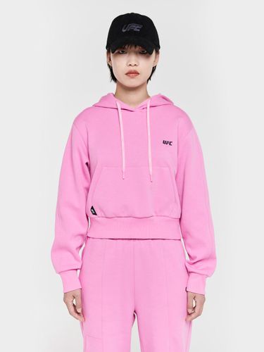 Basic Relaxed-Fit Crop Hoodie T-shirt [Pink] (U2SWT3243LP) - UFCSPORT - Modalova