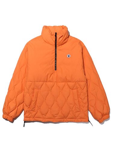 Wave Relaxed-Fit Half-Zip Anorak Down Jacket [Orange] (U2DJT4306OR) - UFCSPORT - Modalova