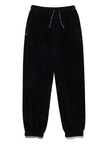 Velour Track Relaxed Fit Jogger Pants [Black] (U2LPT3306BK) - UFCSPORT - Modalova