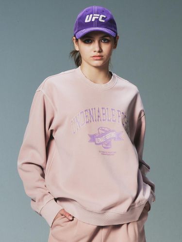 UFC Fist Relaxed-Fit Pigment Dyed Sweatshirt [Light pink] (U2SWU1308LC) - UFCSPORT - Modalova