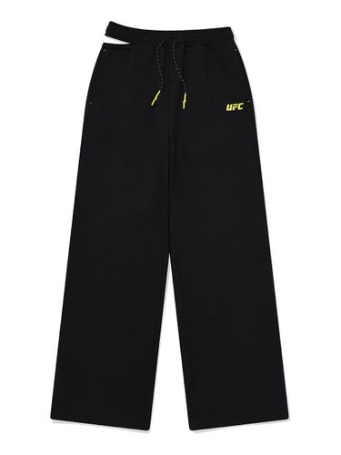 Basic Wide-Fit Cut-Out Sweat Pants [Black] (U2LPU1213BK) - UFCSPORT - Modalova