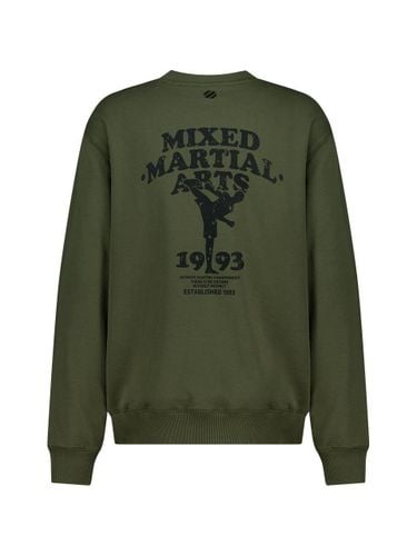 UFC High Kick Relaxed Fit Sweatshirt [Khaki] (U2SWV3102KH) - UFCSPORT - Modalova