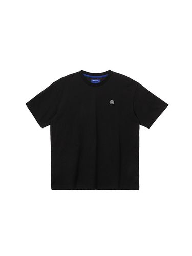 Basic Small Meatball Cotton-Polyester T-Shirt [Black] (1129) - PAN AM - Modalova