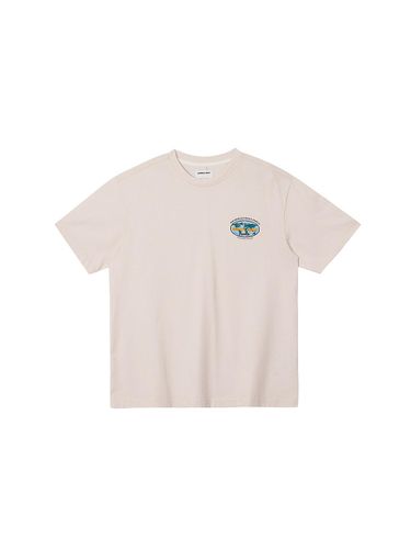 Archive Graphic Vintage-Inspired Cotton Blend T-shirt [Light Pink] (1132) - PAN AM - Modalova