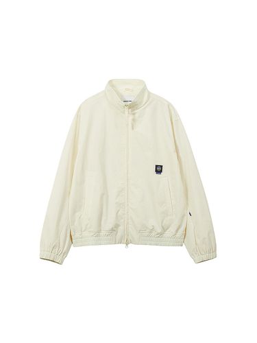 High Neck Stretch Twill Jacket [Cream] (3112) - PAN AM - Modalova