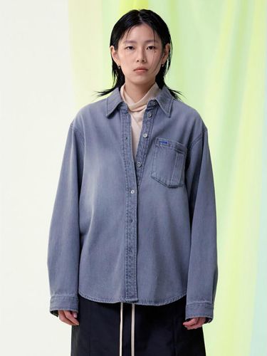 Denim Semi Overfit Cotton Shirts [] (KE5160M013) - kuho plus - Modalova