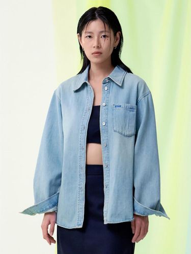 Denim Semi Overfit Cotton Shirt [] (KE5160M01P) - kuho plus - Modalova