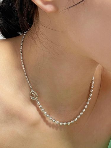 Sterling Silver Dual-Chain Tornado Necklace - VINOOM - Modalova