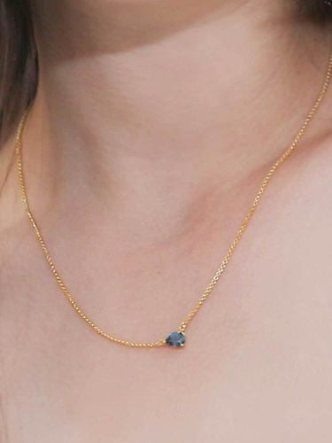 Silver 18k Gold London Topaz Brilliant Cut Necklace - dfarbe - Modalova