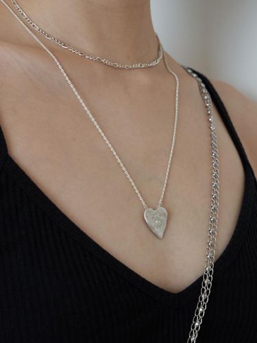 Vintage Sterling Silver Customizable Heart Necklace - VINOOM - Modalova