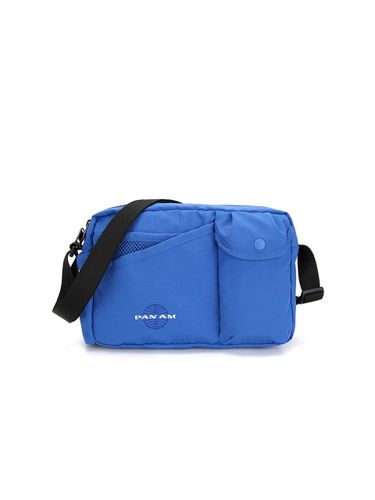 Diagonal Pocket Vintage Crossbody Bag [Blue] (0146) - PAN AM - Modalova