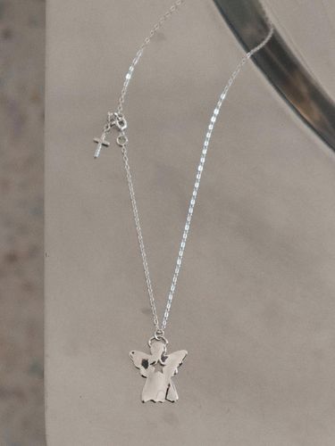 Detachable Cross Angel 925 Necklace - OudStudio - Modalova