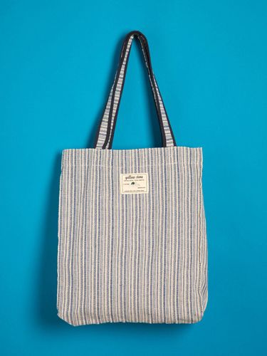 Stripe Linen Eco-Conscious Shoulder Bag [] (YB1004BU) - Yellowstone - Modalova