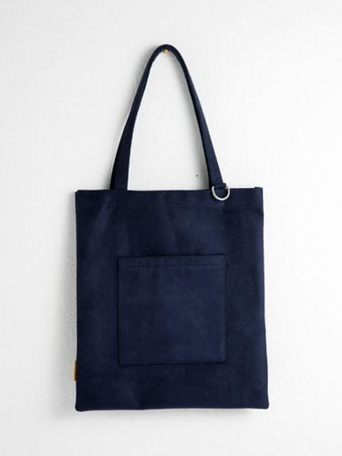 Suede Front Pocket Organic Canvas Shoulder Bag [] (YS2080NY) - Yellowstone - Modalova