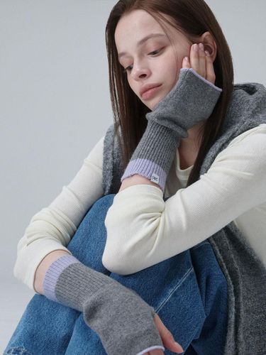 Merino Wool Fingerless Handwarmer [Gray] - ACOC - Modalova