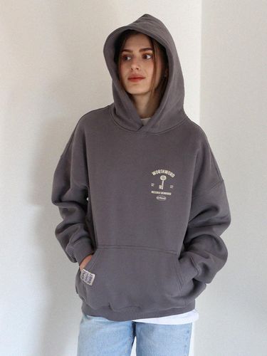 Cotton Fleece-lined Relaxed Fit Hoodie - WorthWord - Modalova