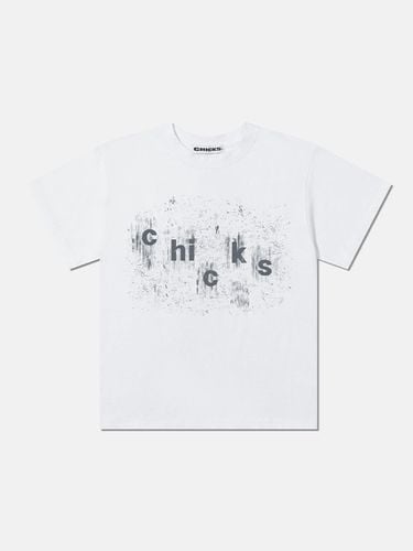 DTP Graphic Short Sleeve Logo T-shirt [Beige] - chicks - Modalova