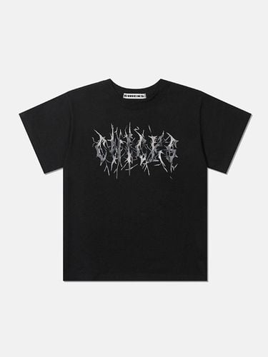 DTP Graphic Logo Short Sleeve T-shirt [Black] - chicks - Modalova