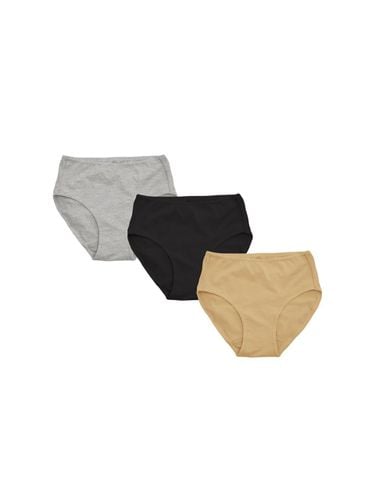 Organic Cotton Pressure-Free Brief [Melange Grey/Black/Beige] - 5PENiNG - Modalova