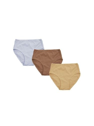 Organic Cotton Pressure-Free Easy Brief [Rain/Beige] - 5PENiNG - Modalova