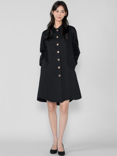 Unbalanced Long Cotton Blouse Jacket [Black] - HYEYEONG KIM - Modalova