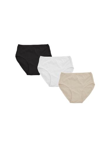 Organic Cotton Easy Fit Brief [Black/Off-White/White] - 5PENiNG - Modalova