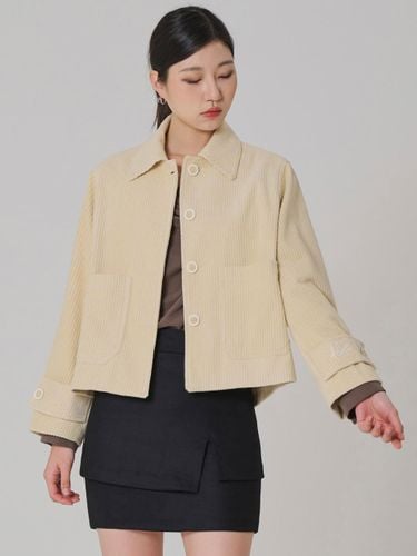 Corduroy Short Jacket [Cream] - HYEYEONG KIM - Modalova