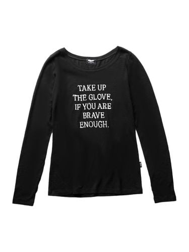 Vintage Loose See-through Long Sleeve T-shirt [Black] - PLAYIAN - Modalova