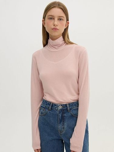 Warmer Tencel-Wool Slim Fit Turtleneck T-shirt [] - AVAM HOME - Modalova