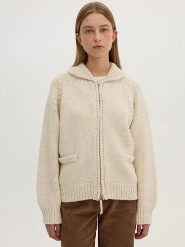 Basic Wool Nylon Knit Zip-up Cardigan [] - AVAM HOME - Modalova