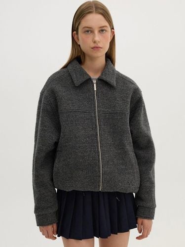 Wool Relaxed Blouson Jacket [Grey] - AVAM HOME - Modalova