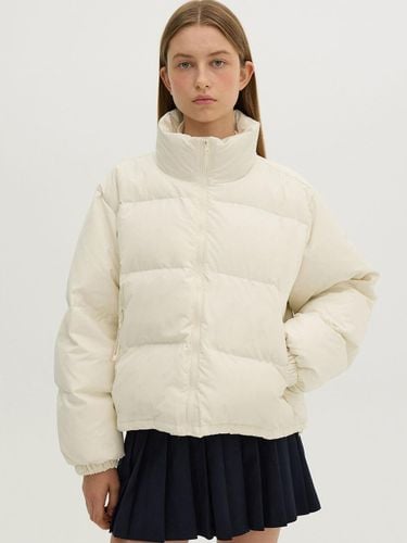 Premium Down-Filled Puffer Short Jacket [Beige] - AVAM HOME - Modalova