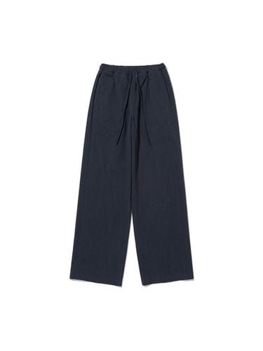 Cotton Adjustable Relaxed Fit Pants [Navy] - AVAM HOME - Modalova