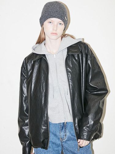 Leather Overfit Vintage Blouson [] - AVAM HOME - Modalova