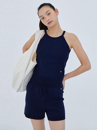 Twisted Yarn Sleeveless Knit [Navy] - AVAM HOME - Modalova