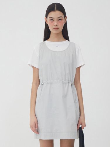 Layered String Cotton Dress [Grey] - AVAM HOME - Modalova