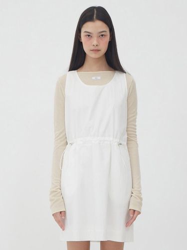 Layered String Cotton Nylon Dress [Beige] - AVAM HOME - Modalova