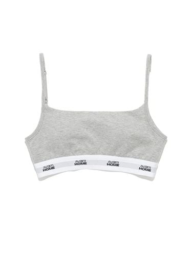 Banding Cotton Spandex Bra Top [Grey] - AVAM HOME - Modalova