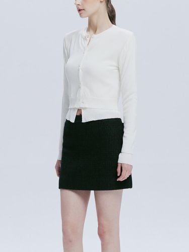 Classic Wool A-line Mini Skirt [Check] - AFTERHOURS - Modalova