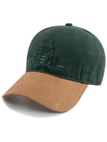 Two-Tone Cotton Ball Cap [Green] - Wick - Modalova