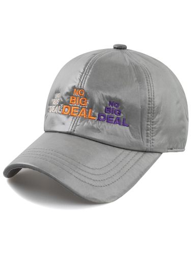 Glossy Padded Adjustable Ball Cap [Grey] - Wick - Modalova