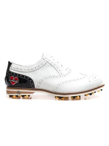 Waterproof Wing-tip Classic Golf Shoes [Black Patent] (ALCGF001) - ALL CLASSIC - Modalova