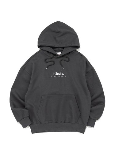 French Terry Semi-Overfit Hood [Charcoal] - KINDS - Modalova