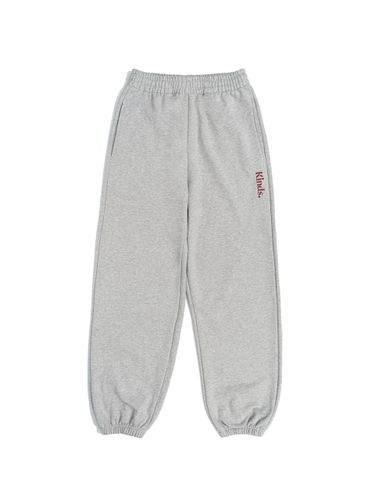 French Terry Semi-Wide Fit Jogger Sweatpants [Melange] - KINDS - Modalova