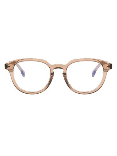 Semi-oversized Horn-rimmed Transparent Glasses [Brown] (AR7001A) - aloeyewear - Modalova