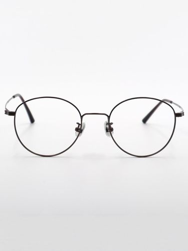 Round Metal Lightweight Glasses [Brown] (AL8202) - aloeyewear - Modalova