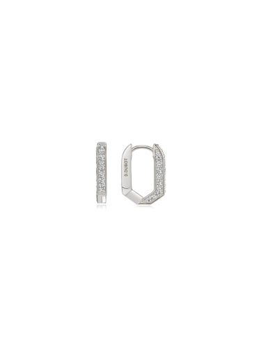 DualDD 925 Silver Cubic Zirconia Earrings (JDRET3S51ZC) - DIDIER DUBOT - Modalova