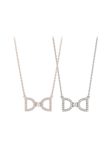 Silver Plated Versatile Necklace - DIDIER DUBOT - Modalova