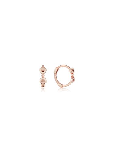 K Gold One-Touch Delicate Earrings (JDRERYF47XX) - DIDIER DUBOT - Modalova