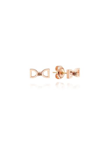 Diamond Moonstone Rose Gold Earrings [BROWN] (JDRERPS404S) - DIDIER DUBOT - Modalova